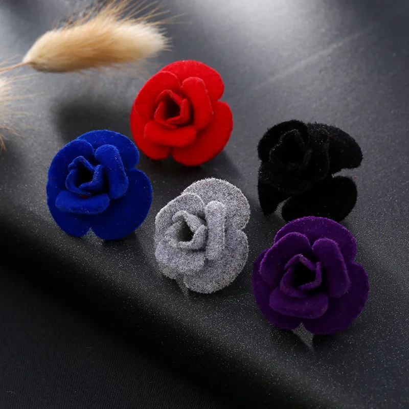 Модная брошь в виде цветка булавка Женская одежда Аксессуары Ювелирные изделия