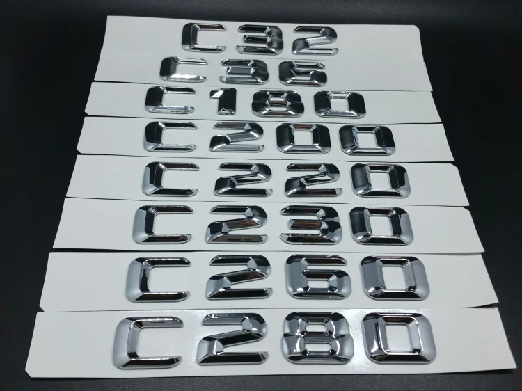 Для Mercedes Benz C Class C32 C36 C63 C300 C180 C200 C220 C230 C250 W210 W212 эмблема заднего багажника значок