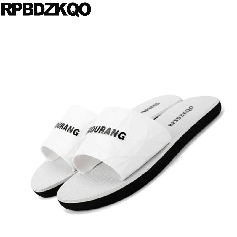 Шлепанцы мужские резиновые сланцы для пляжа без застежки воды Уличная обувь