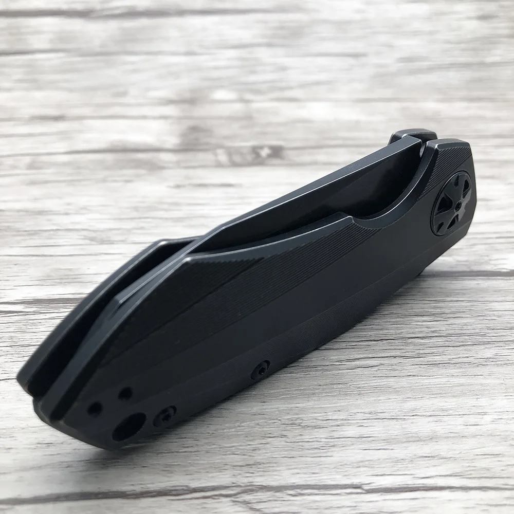 ZZSQ ZT 0456 0456BW складной титановый шарикоподшипник с ручкой Флиппер охотничий лагерь карманный инструмент для выживания EDC D2 лезвие инструмент нож