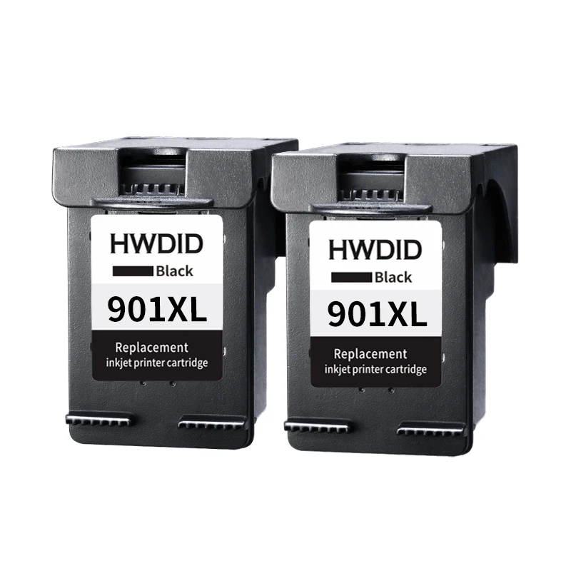 HWDID восстановленные 901 XL черный картридж с чернилами для hp Officejet 4500 J4500 J4525 J4540 J4550 J4580 J4585 J4640 J4660 J4680 - Цвет: 2Black
