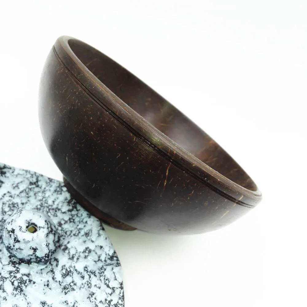 Миска из скорлупы кокоса натуральная миска свободной руки разные цвета чаши для