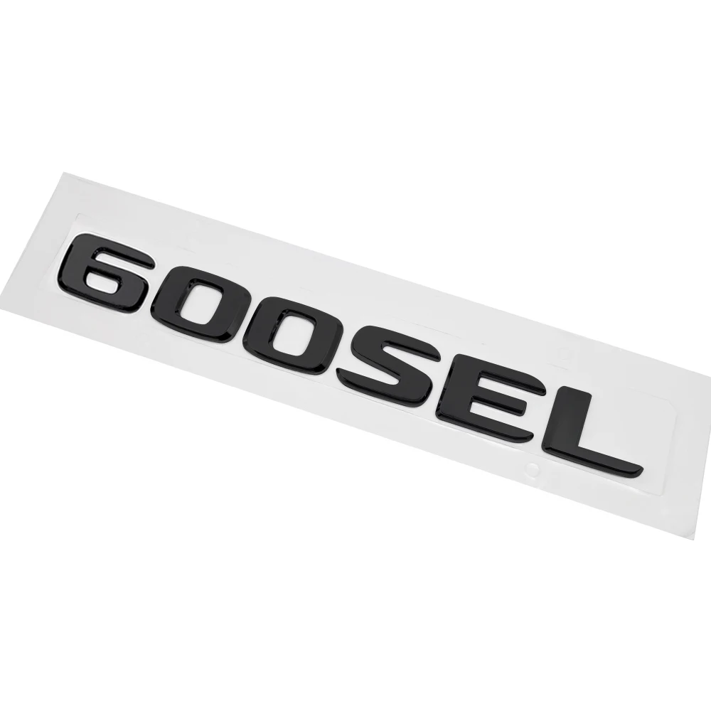 

Exterior Decoration Plastic Emblem Rear Badge Body Sticker for Mercedes Benz 300SEL 500SEL 560SEL 600SEL W204 W164 W124 W205