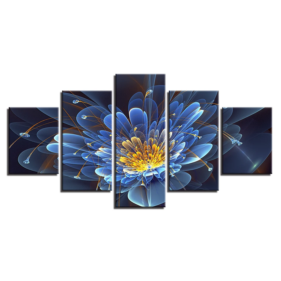 Абстрактные фото стены модульные фотографии для гостиной декоративные 5 Панель