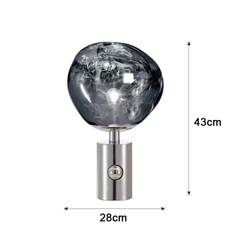 

PVC lampshade table lamp bedroom bedside lamp personality modern minimalist home Nordic decoration desk lamp