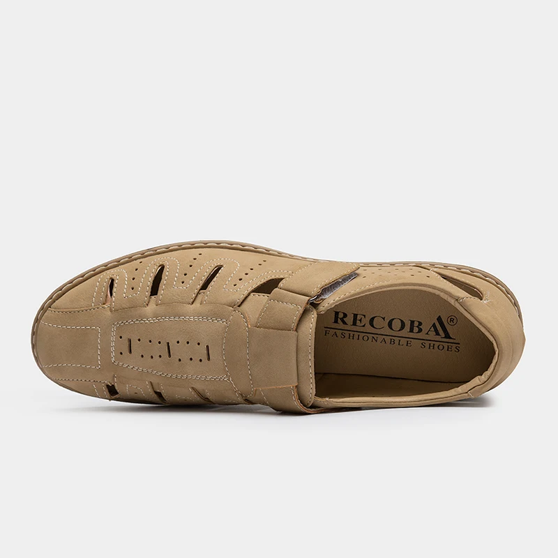 Для мужчин пляжные Искусственная кожа Сандалии Летняя обувь слайд рыбы сандалии