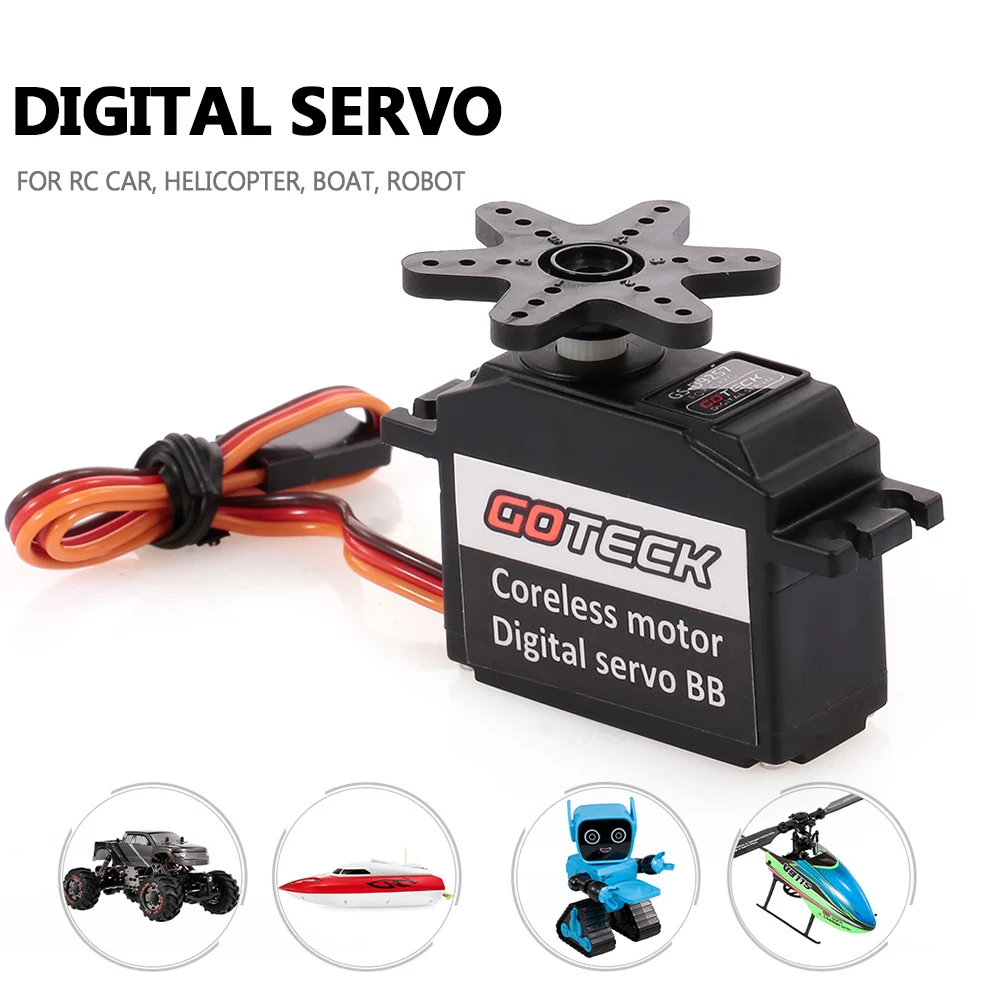 Малошумный цифровой сервопривод GOTECK GS D9257 4 5 кг с полым Мотором для