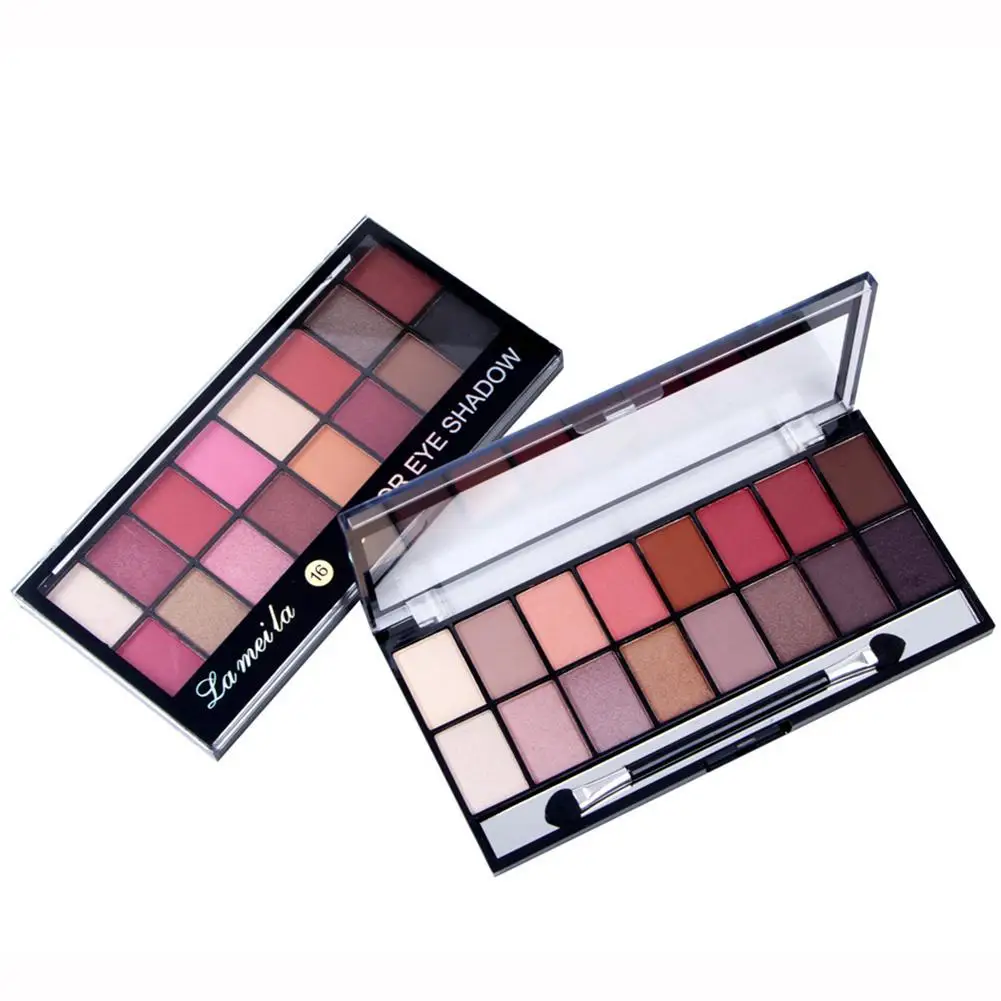 Профессиональный 16 цветов s матовые мерцающие тени для век палитра Maquiagem