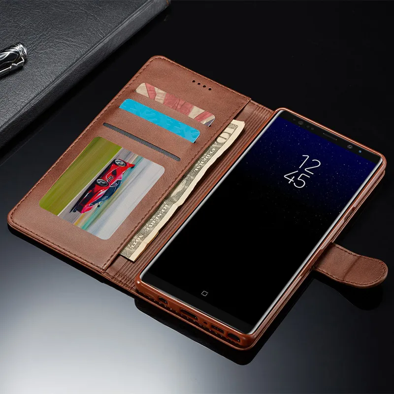 Note 9 чехол для samsung Note 9 Чехол кожаный Винтажный чехол для телефона s на samsung Galaxy Note 8 чехол s Флип Магнитный кошелек крышка Note 8