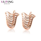 Xuping ювелирные изделия Модные серьги с покрытием из розового золота в европейском стиле женские красивые серьги 98266