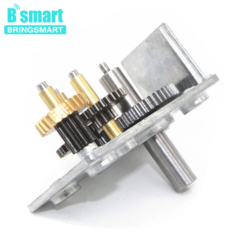 BringSmart коробка передач для JGY-370 червячный мотор-редуктор со всеми металлическими шестернями турбо-червячный редуктор