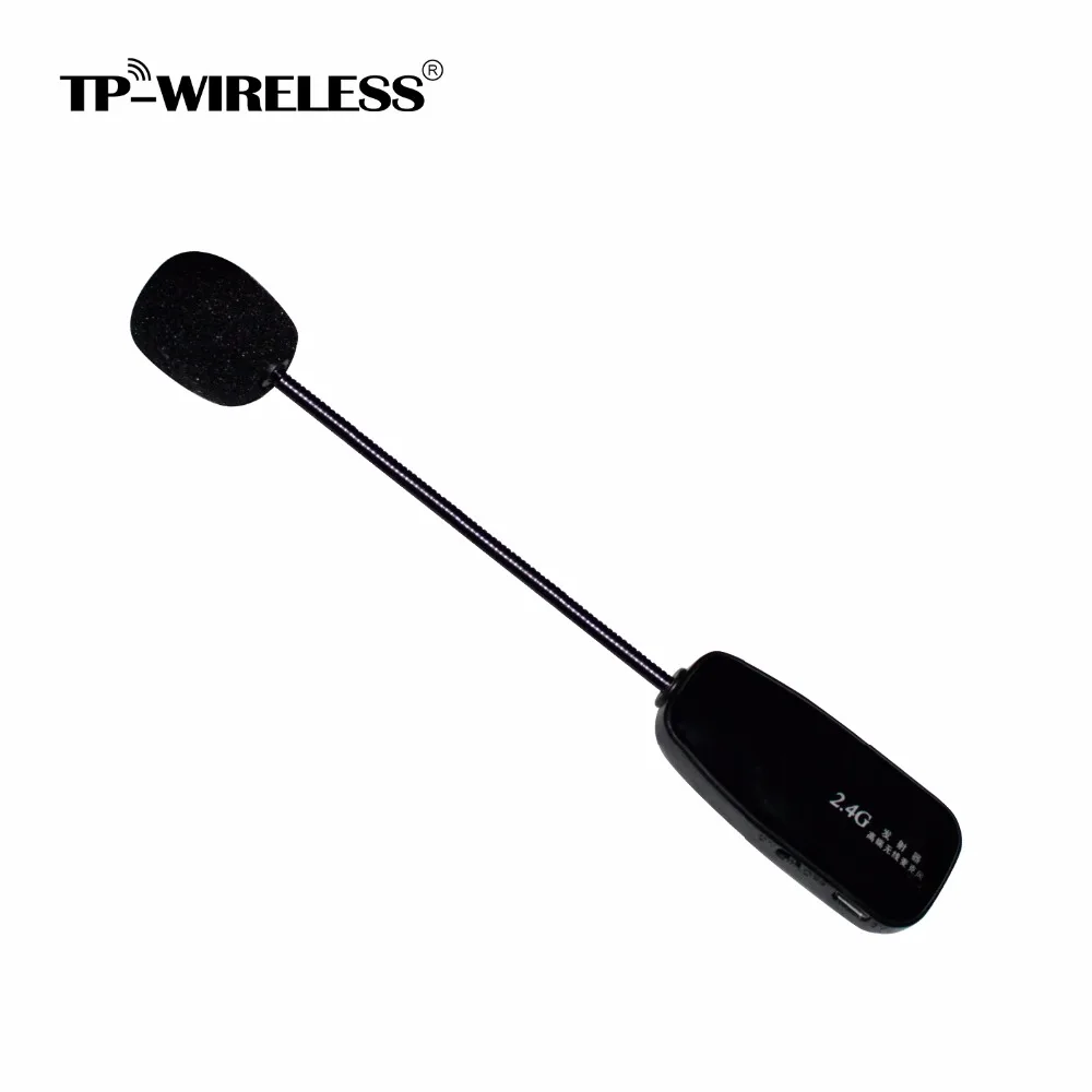 TP-wireless 2,4 ГГц беспроводной микрофон, гарнитура для речи, Мегафон, радиочастотный микрофон для учителя, гида, конференции, беспроводной приемник