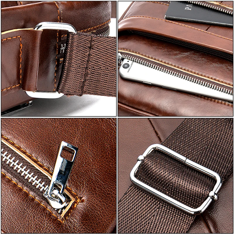 MVA мужские сумки из натуральной кожи кожаная сумка мессенджер мужская на плечо