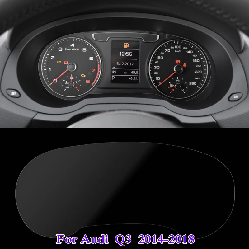 Для Audi A1 A3 A4 A4L A6 Q3 Q5 Q7 Стайлинг автомобиля приборная панель краска защитное стекло