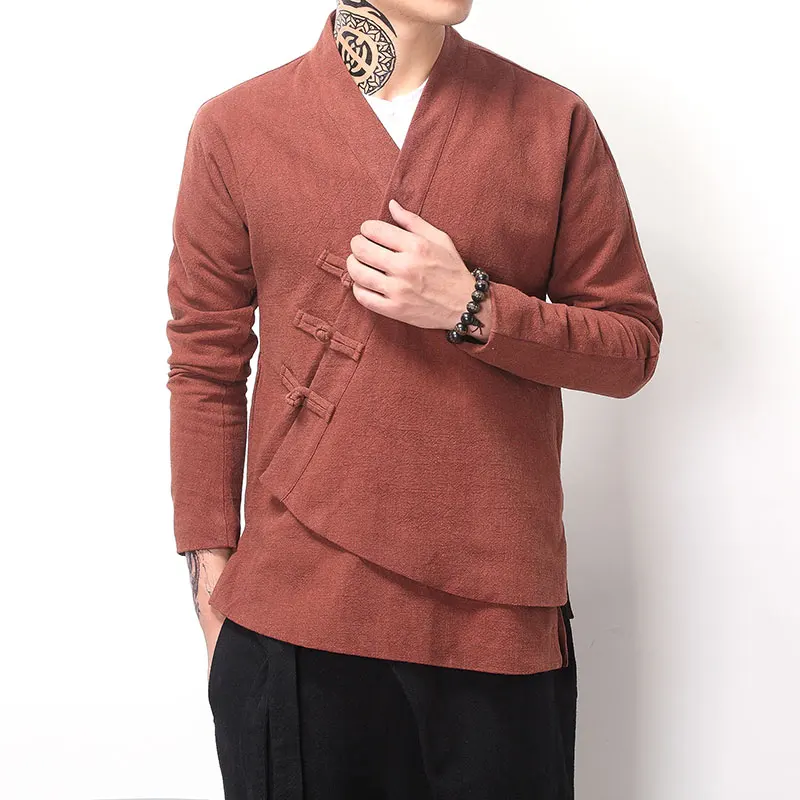 Xie Jin Chinese Men's Cotton Coat Wind Robe Meditation Service Just Test Not For Sale Ma Rui Dong |