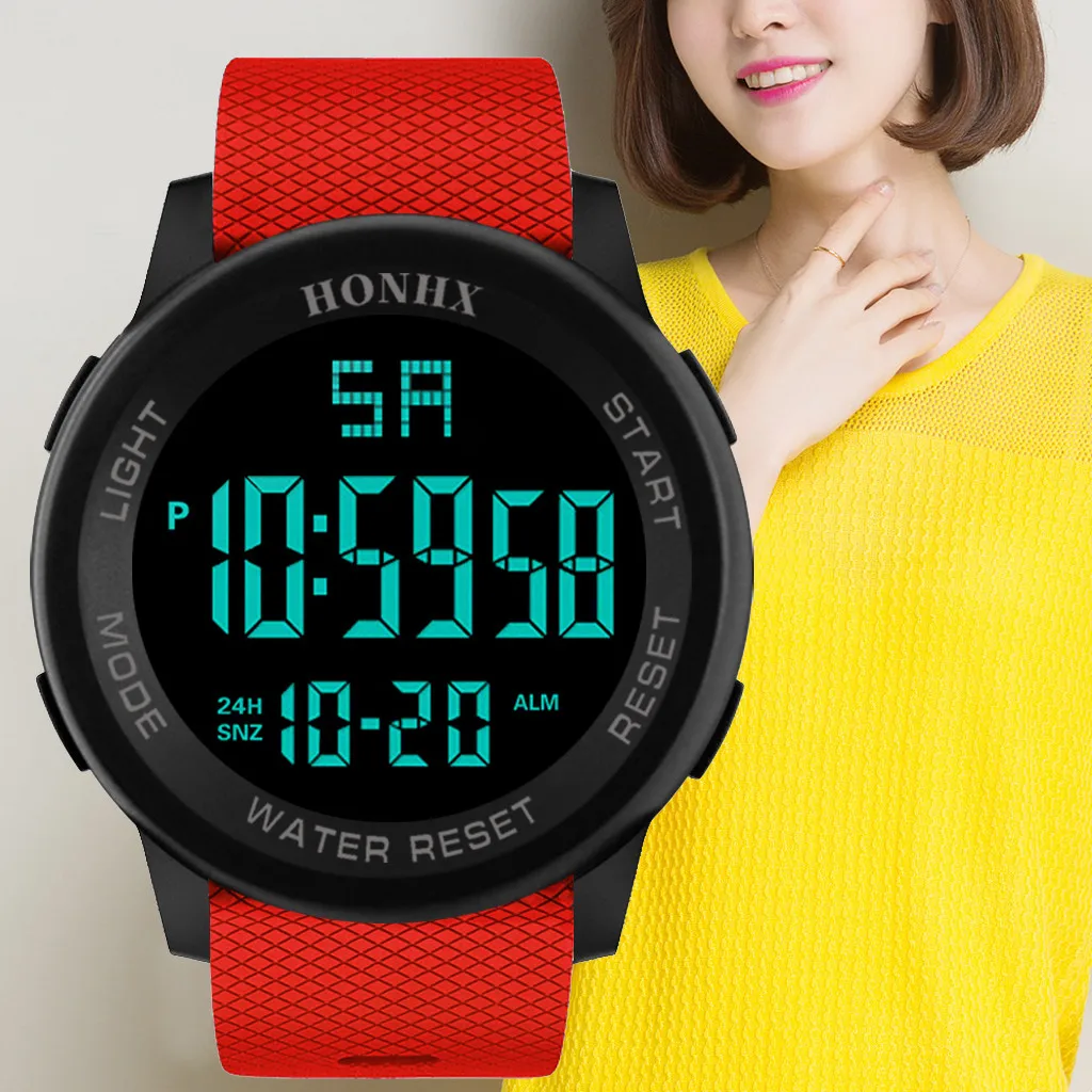 Мужские наручные часы роскошные аналоговые цифровые военные светодиодный емые