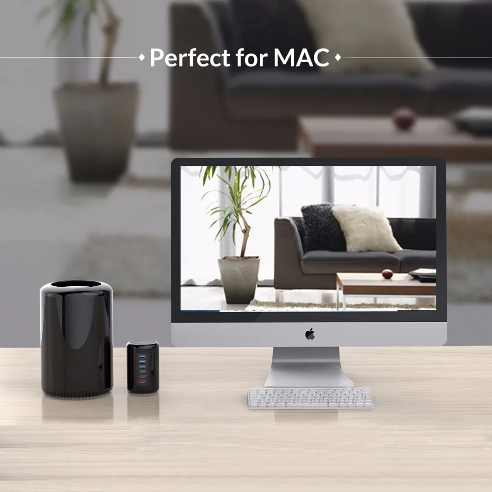

ORICO USB 3.0 HUB With Power Adapter Fast Charger Hub Desk Splitter Rj45 Ethernet Expander Computer Accessories For Macbook Pro