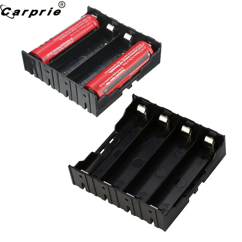 CARPRIE пластиковая перезаряжаемая батарея футляр для 4x18650 4 слота DIY зажим батарей