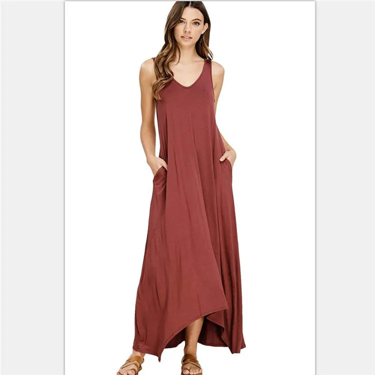 Платье для беременных однотонное хлопковое платье повседневное летнее стильное