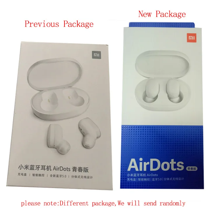 Xiaomi mi AirDots TWS bluetooth наушники беспроводные вкладыши гарнитура с микрофоном и