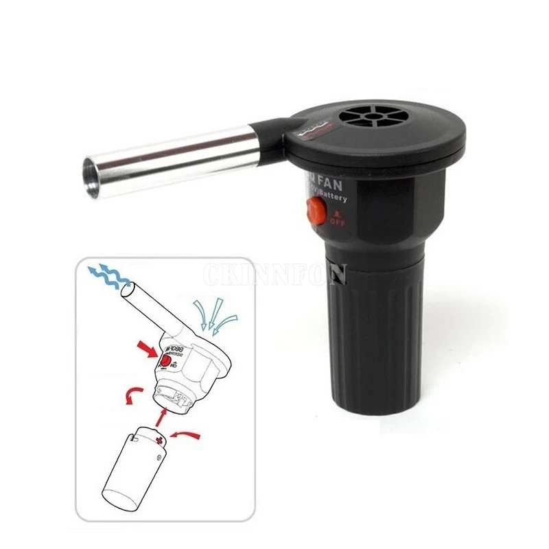 100 шт./лот ручной вентилятор для барбекю коленчатый наружный пикника кемпинга