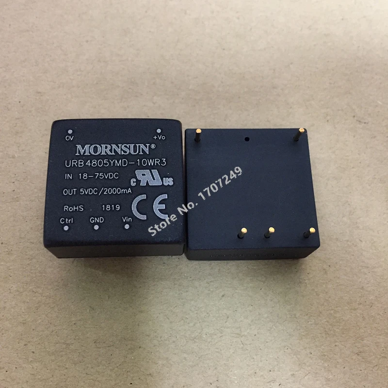MORNSUN Мощность модуль URB4805YMD-10WR3 Вход: 18-75V Выход: 5V 10W 2A DC-DC 1.5KV Напряжение изоляции