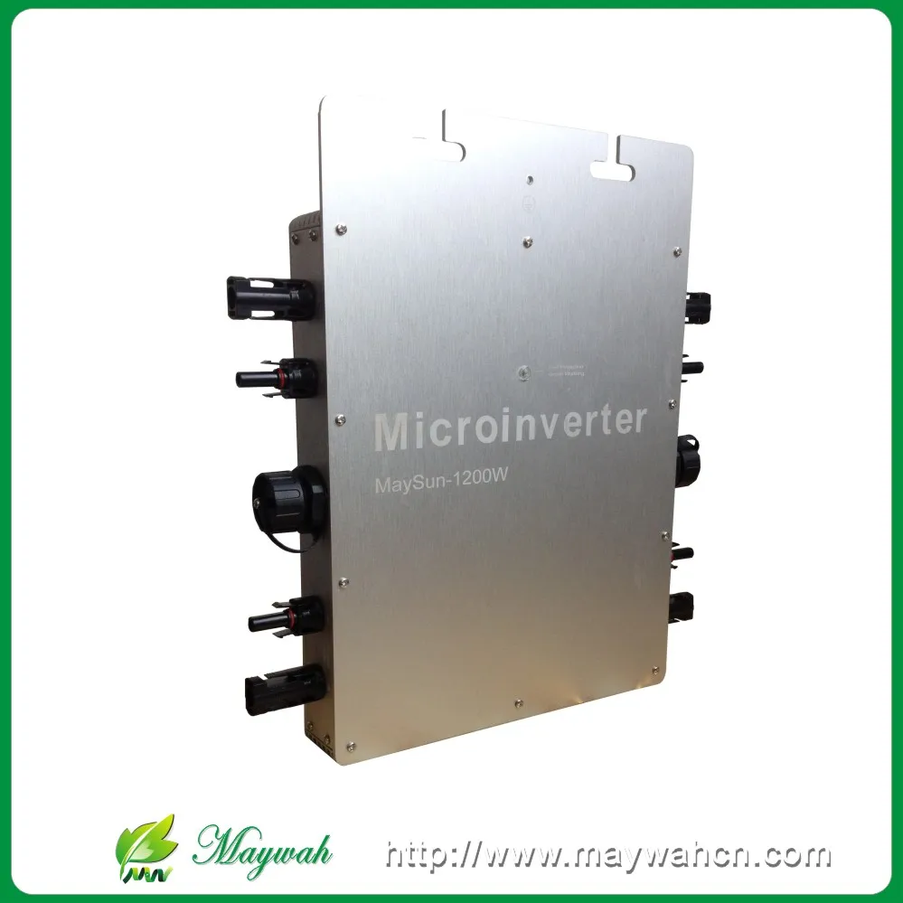 MAYLAR@ 22-50VDC 1200 Вт Выход 220VAC чистая Синусоидальная волна сетевой инвертор на солнечных батарейках микро инвертор