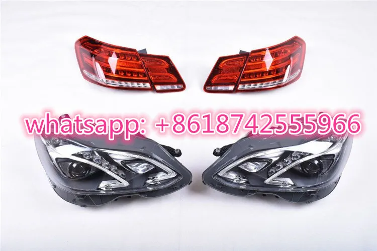 E class w212 фар задний фонарь для E200 E260L E300L E320L E63 светодиодные головные фары tailamp