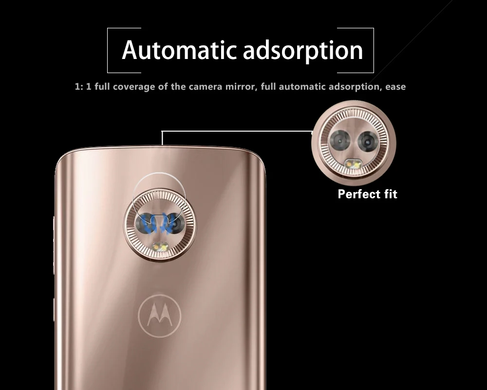 Высокое качество объектив камеры закаленное стекло для Motorola Moto G6 PLUS отпечатков