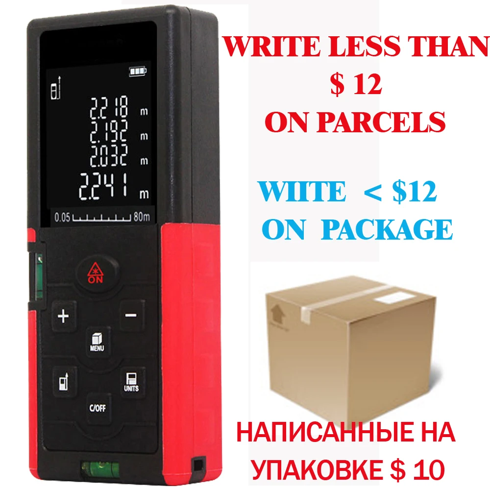 лазерный дальномер лазерная рулетка 40 м 60 80 100 цифровой tapemeasure Угол правитель
