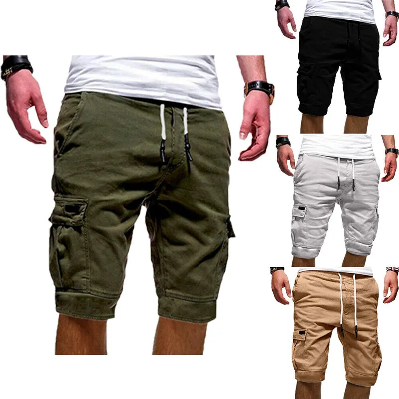 

Multi-pocket Summer Men Military Combat Camo Cargo Shorts Urban Casual Army Cotton Shorts