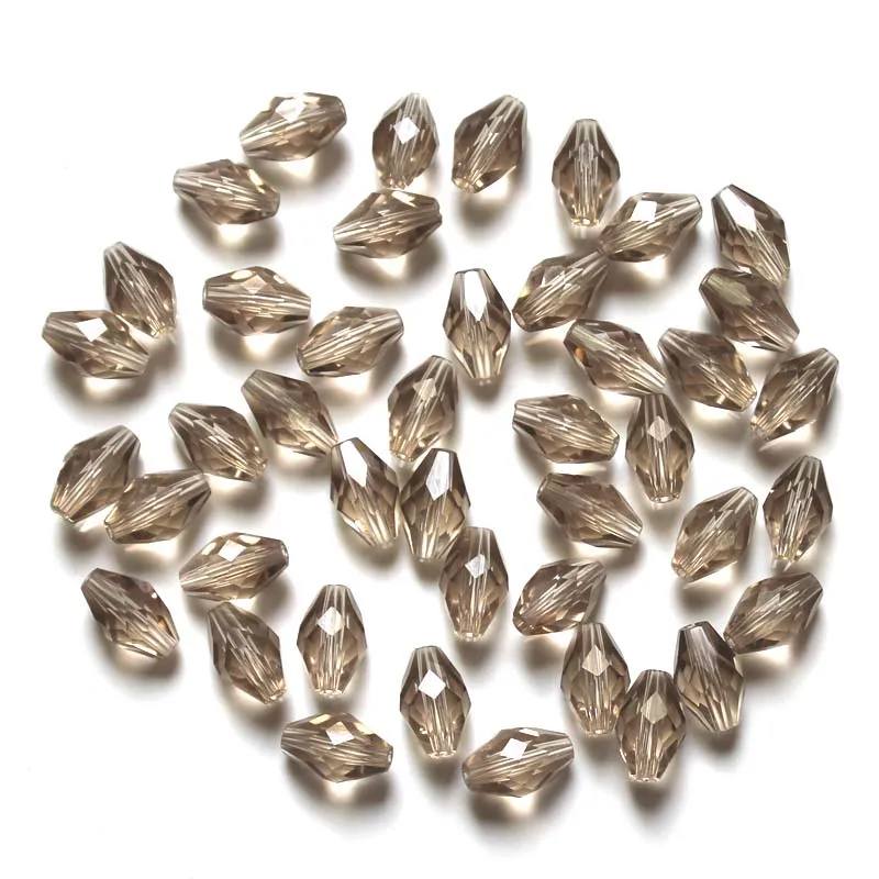 

StreBelle Wholesale 200pcs/Bag 2020 New Faceted Oval Shape Crystal Glass Beads AAA Grade 9x6mm