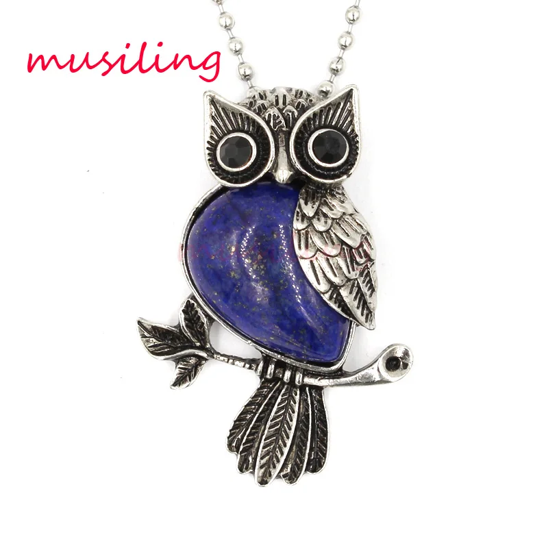 Подвески ожерелье цепочка рейки маятник животное сова Капля воды шарик