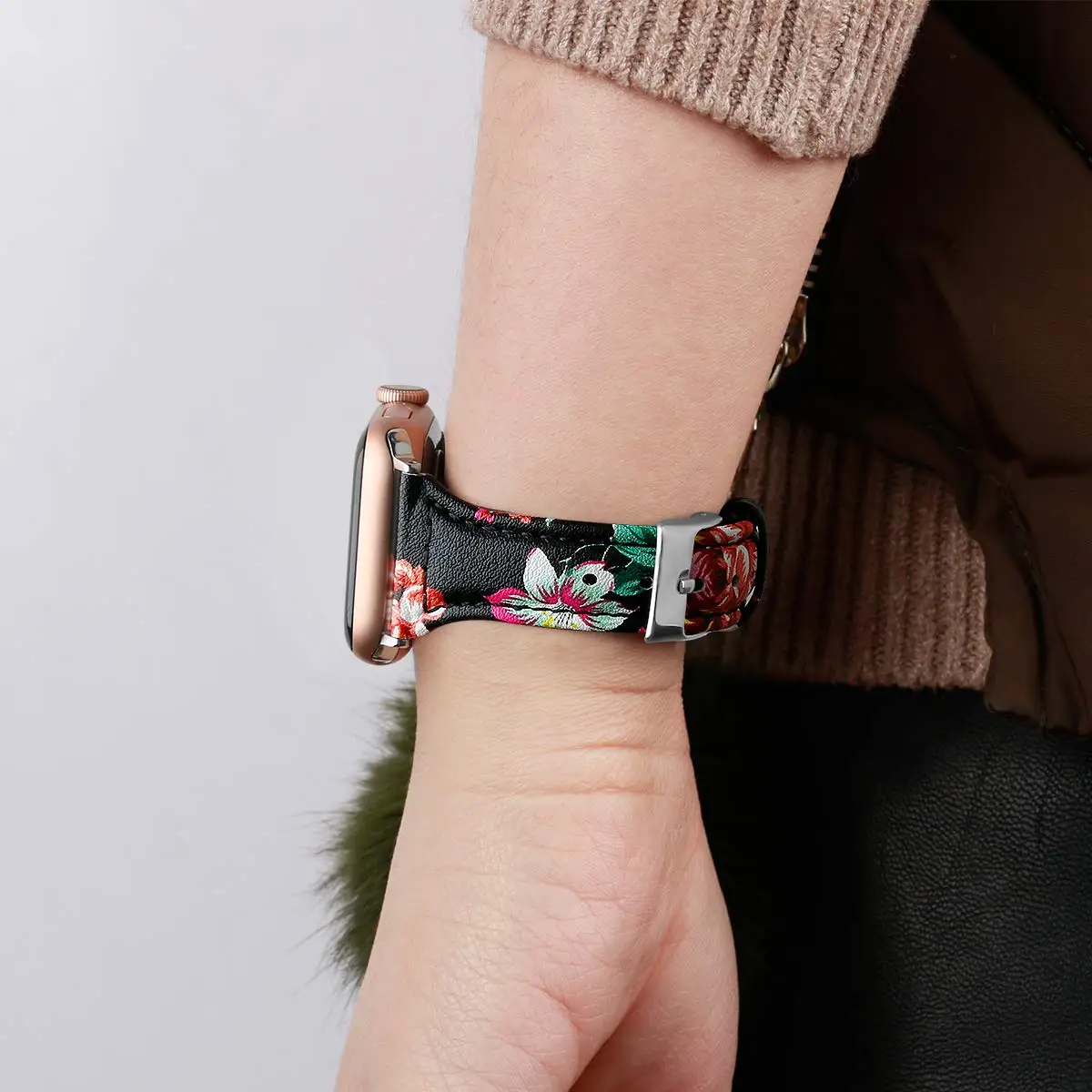Кожаный ремешок для Apple Watch 38 мм 40 мм 42 мм 44 мм, Apple сменный ремешок для наручных часов Ремешок Браслет для iwatch Series 4 3 2 1