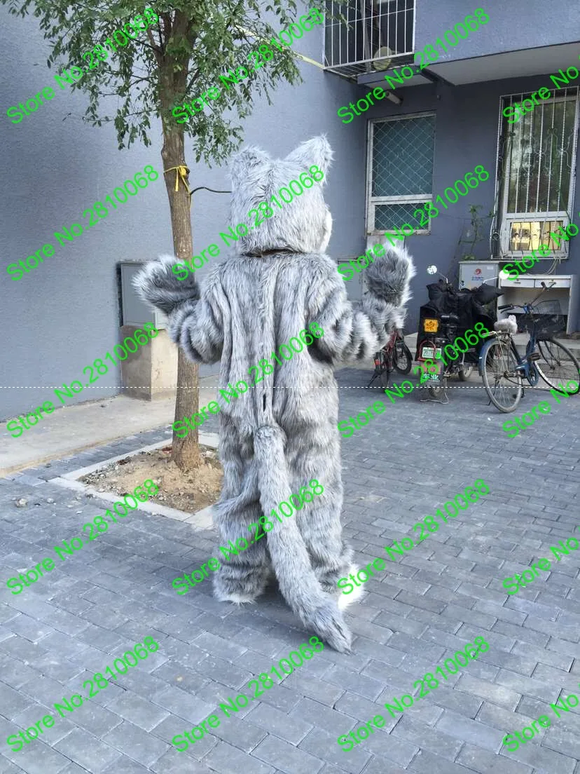 Шлем из ЭВА высокого качества роскошный плюшевый волк талисманы костюмы унисекс