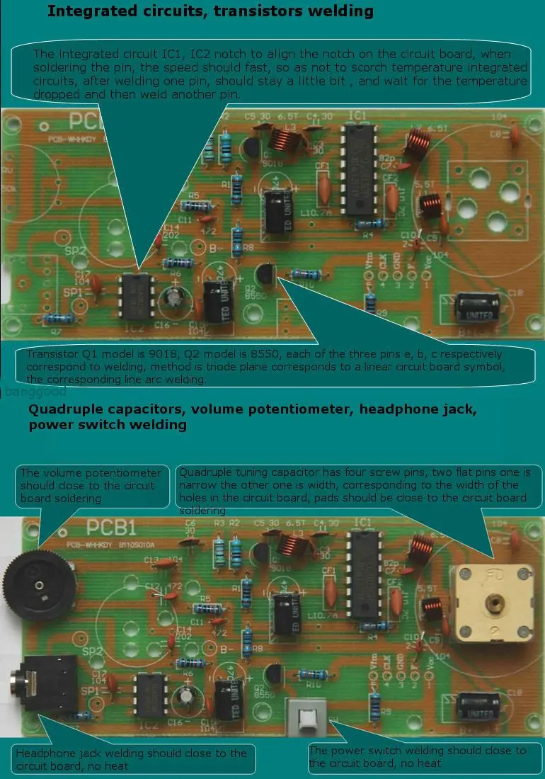 Высокое качество DIY FM Радио Комплект Электронный Обучающий набор деталей для начинающих обучение школа обучение вещания радио набор