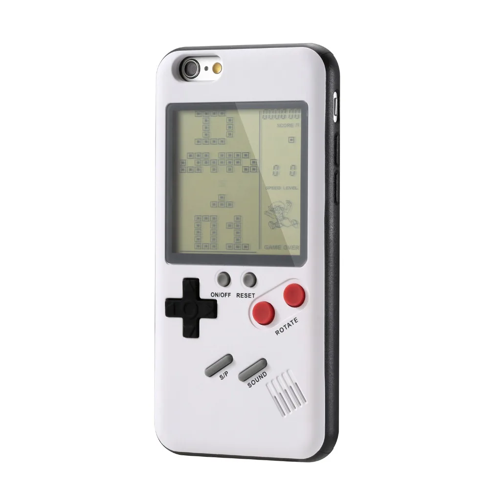 For Apple iPhone 6 6s 7 8 Plus X Retro Tetris Gameboy Phone Case |