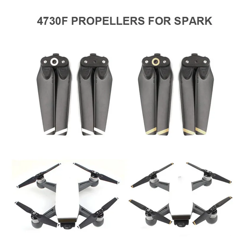 2 шт. пропеллеры для дрона DJI Spark складное лезвие 4730F реквизит запчасти