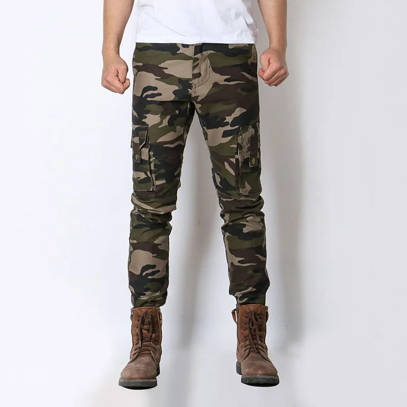 Камуфляжные брюки карго в стиле милитари мужские армейские тактические