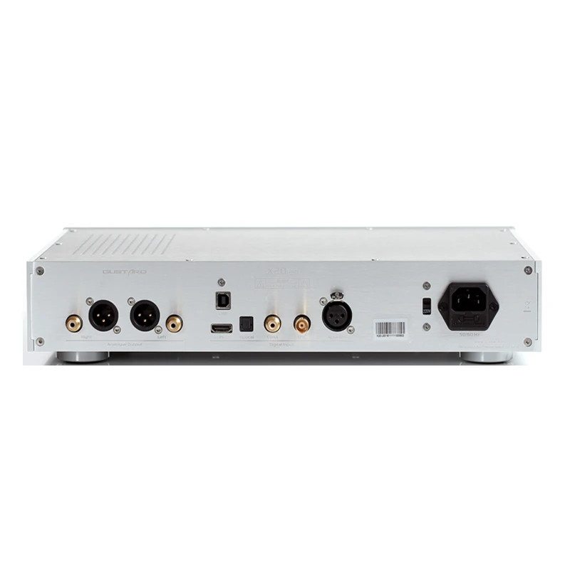 USB DAC GUSTARD DAC-X20Pro Dual ES9028PRO XMOS DOP PCM384K Профессиональный декодер DSD256