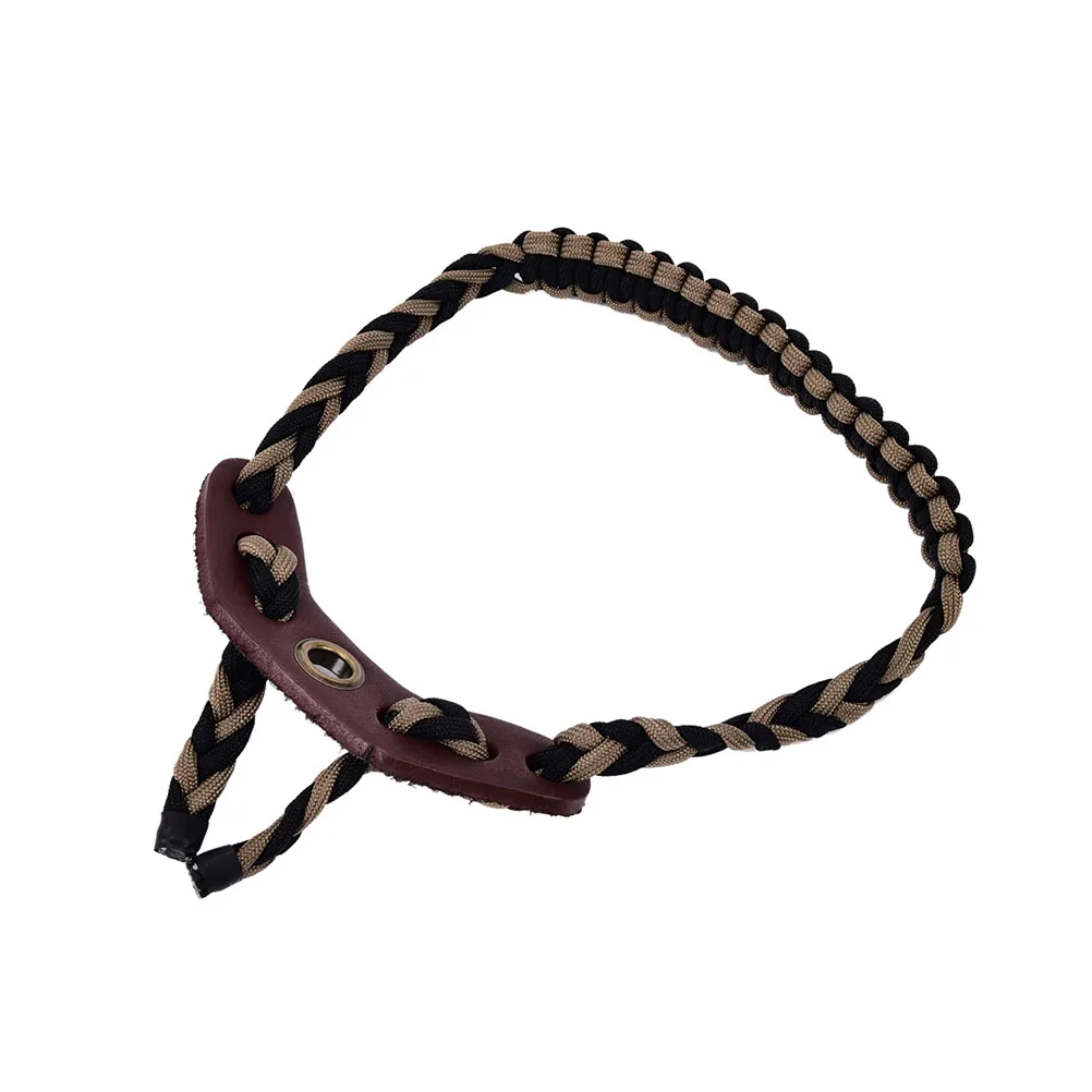 Блочный лук для стрельбы из лука регулируемый плетеный шнур ремешок на запястье