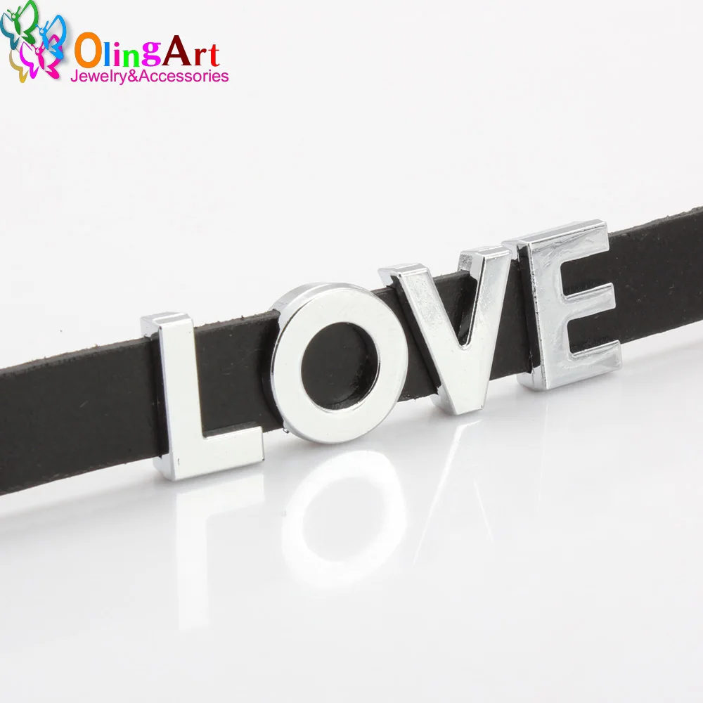 Olingart 10 шт./лот полный набор английских букв формы и т. д. плоский ползунок