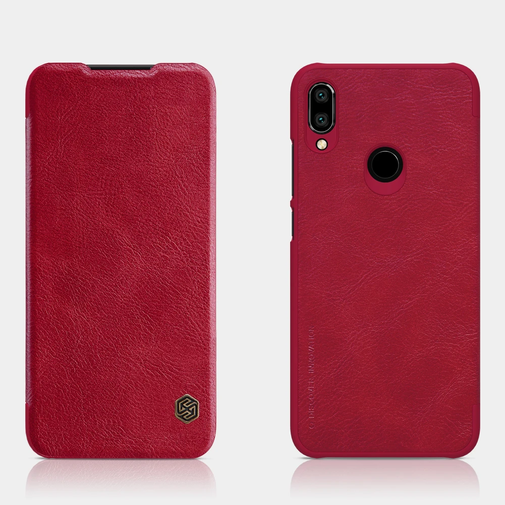 Для Xiaomi Redmi Note 7 флип-чехол Redmi Note 7S Чехол-Кошелек Nillkin Qin из искусственной кожи чехол-книжка для Xiaomi Redmi Note 7 Pro