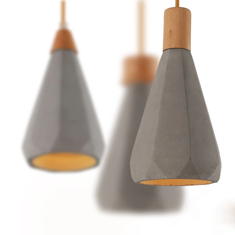 Цементная Подвесная лампа силиконовая форма для гостиной столовой бетонная