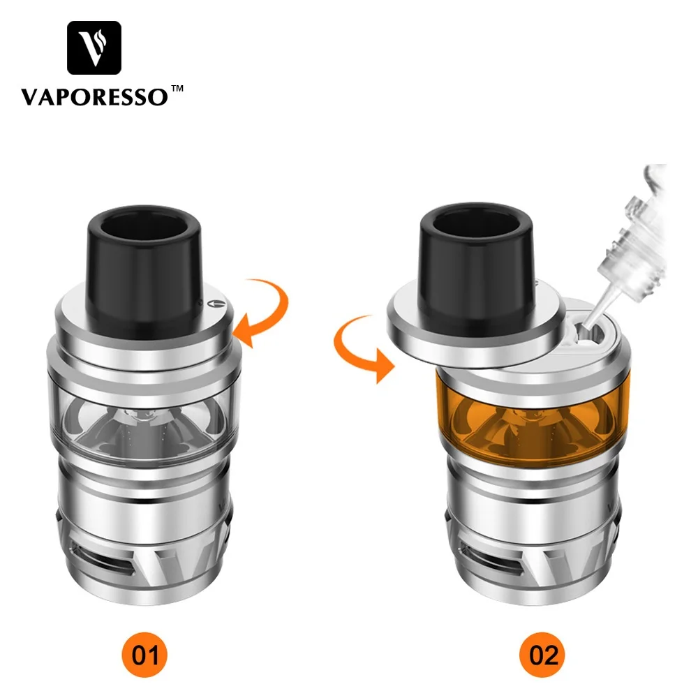 Оригинал Vaporesso Cascade Subohm танк 7 мл емкость Vape распылитель 510 протектора