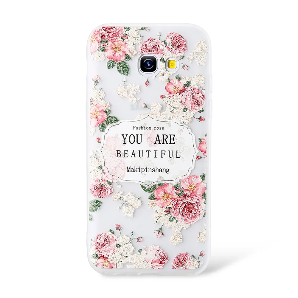 KISSCASE 3D цветок чехол для телефона Samsung Galaxy A3 A5 A7 J3 J5 J7 2016 2017 A8 2018 плюс силиконовый |