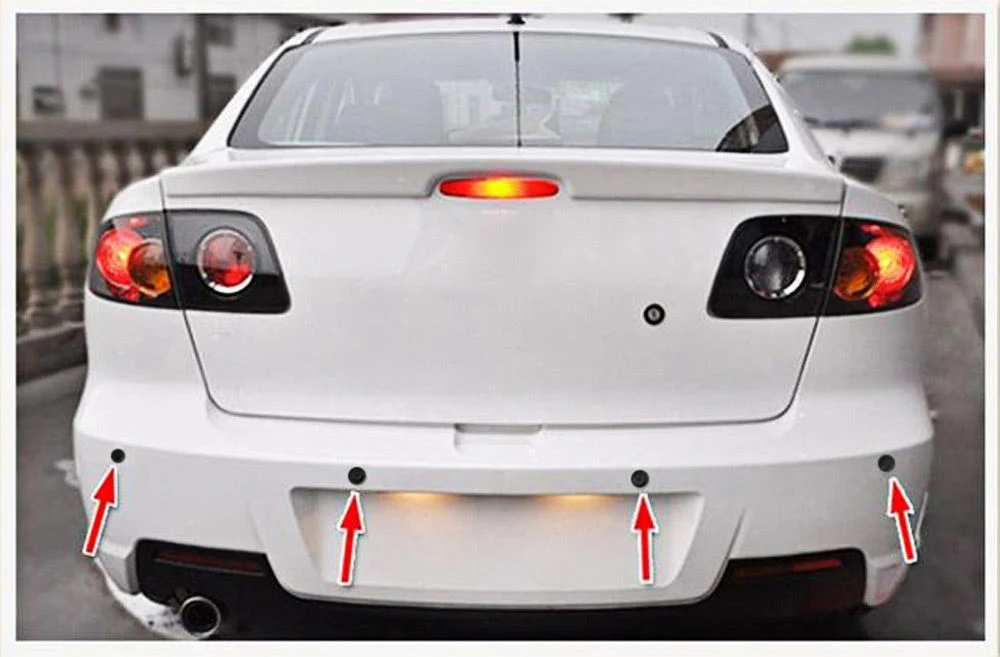 Заднего вида парковки Сенсор 4 зуммер для всех автомобилей Обратный радар