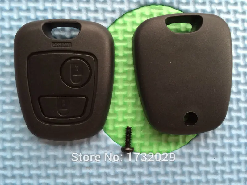 1 шт Новый Сменный Корпус Ключа заготовка волок для Peugeot 107 206 207 307 406 2 кнопки брелок