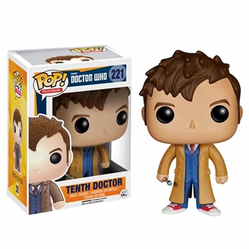 POP Doctor Who Eleventh / Mr Clever & Tenth 221 # виниловые куклы Коллекционные фигурки модель игрушки