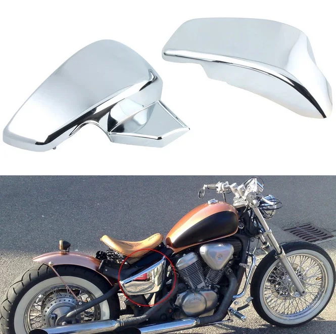Хромированная боковая крышка батареи для Honda VT 600 C CD Shadow VLX Steed 600|battery charger cover|battery